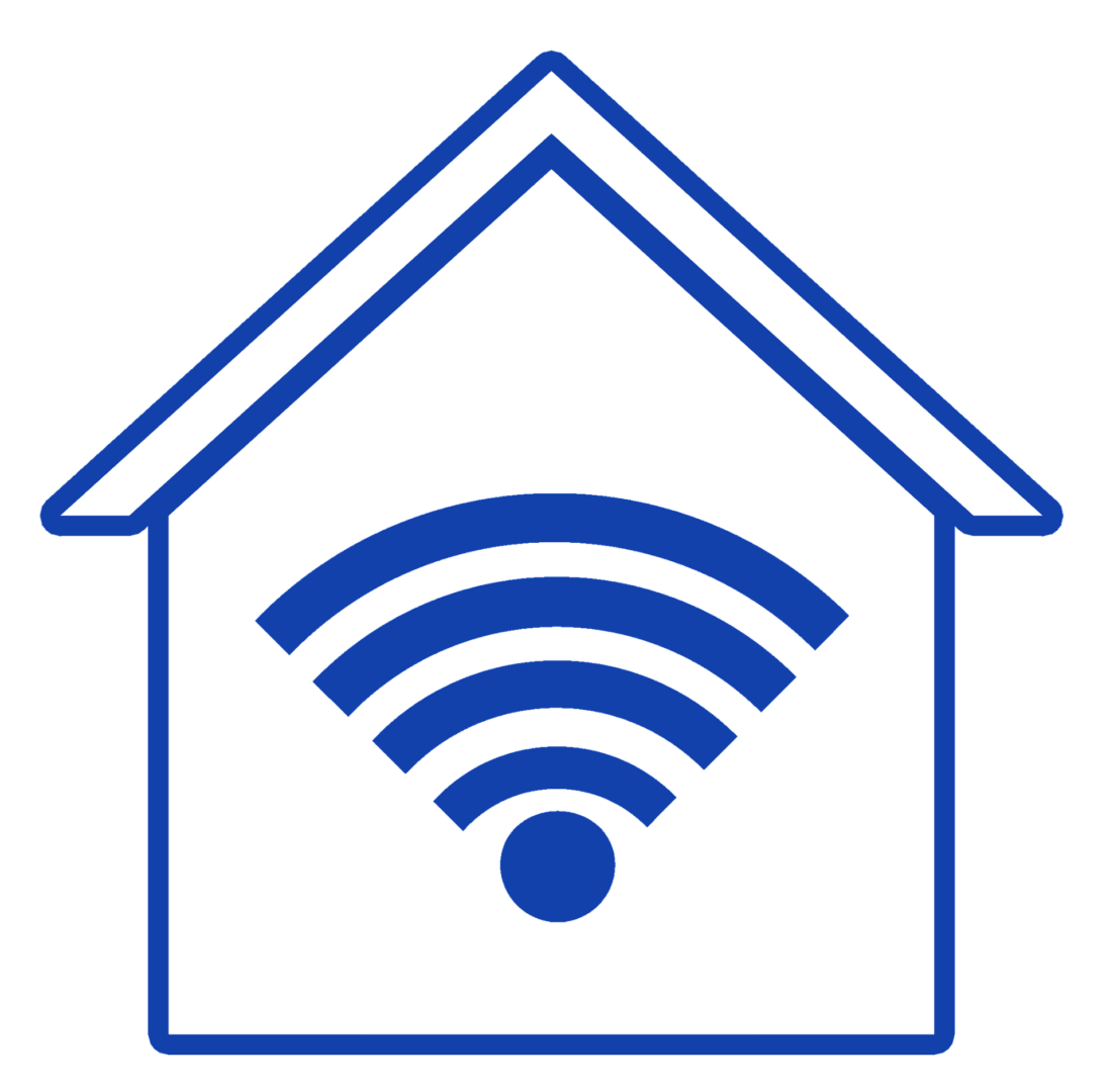 Home Icon with WiFi Signal